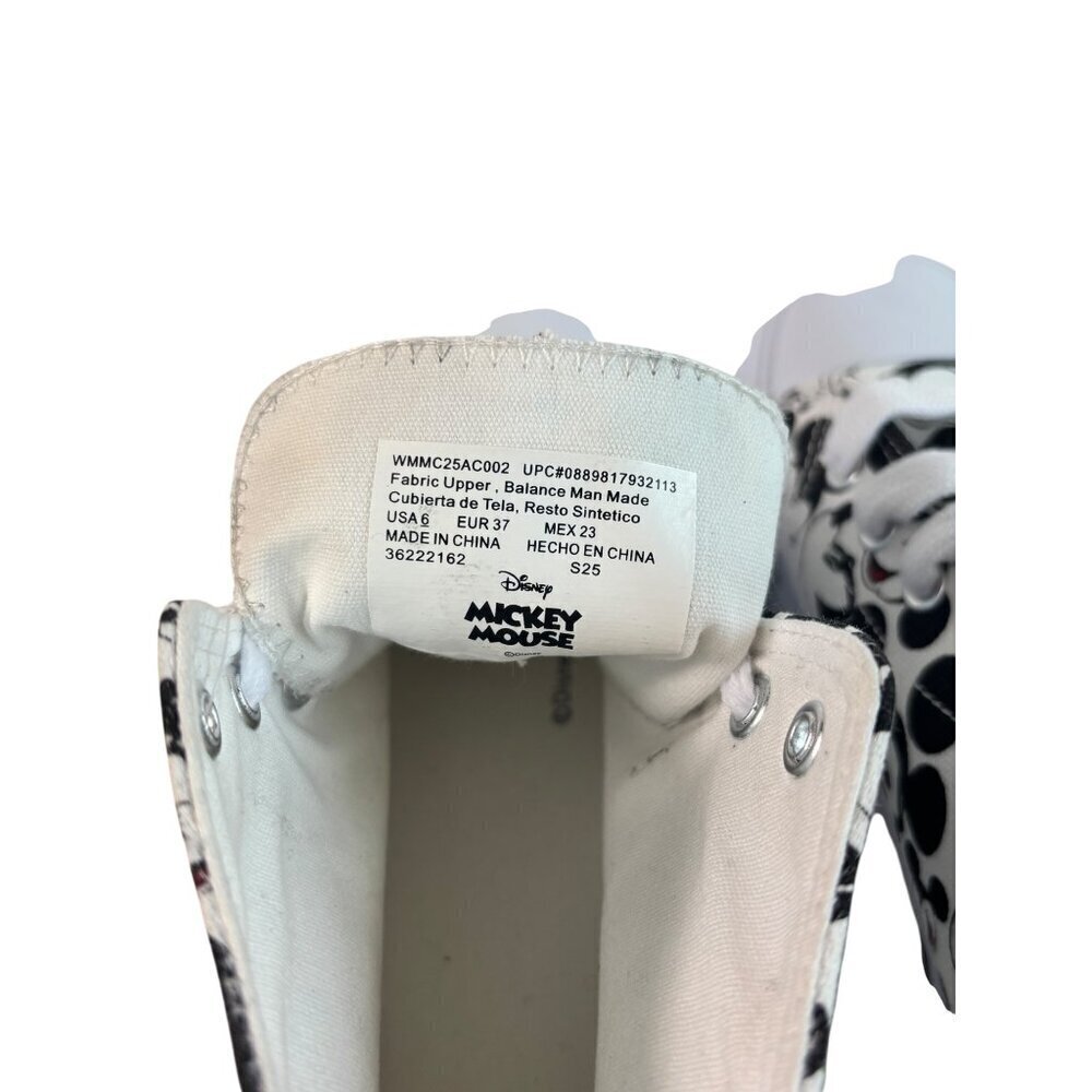 Disney Mickey Mouse White High Tops - Picture 6 of 6
